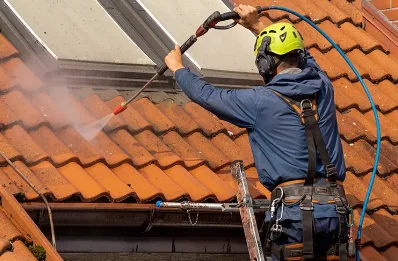 Démoussage et hydrofuge de toiture à Ommeray